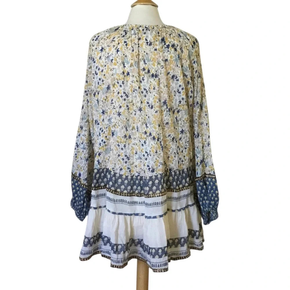 Free People Gardenia Floral Tunic Top - Picture 5 of 11
